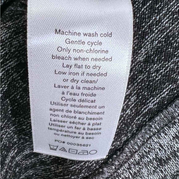 Rag & Bone Grey Heathered Lightweight Vneck Short Sleeve Shirt Size XS - Picture 8 of 9